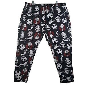 Disney Nightmare Before Christmas Pajama Pants Size XL Women’s Jack Skellington
